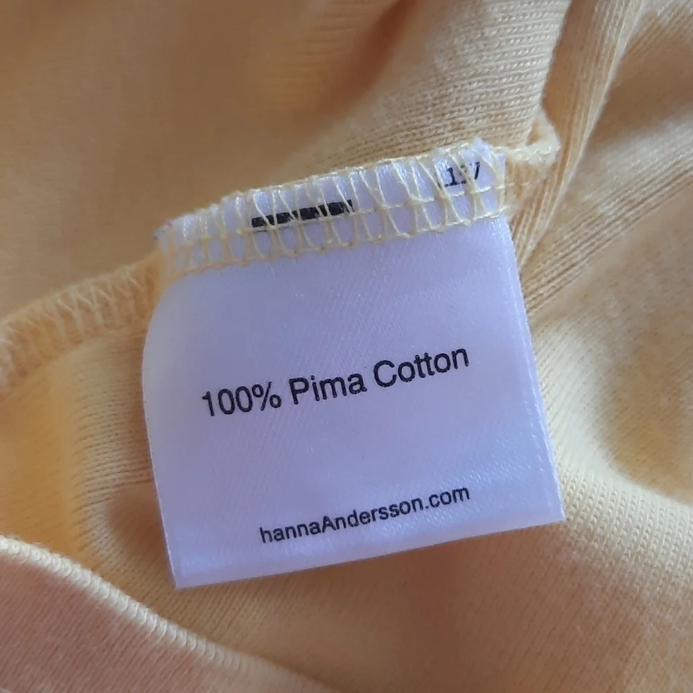 Hanna Andersson 10 (140) yellow tank top